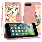 Husa pentru Apple iPhone 8 Plus / 7 Plus, Techsuit, FlipCraft, Roz