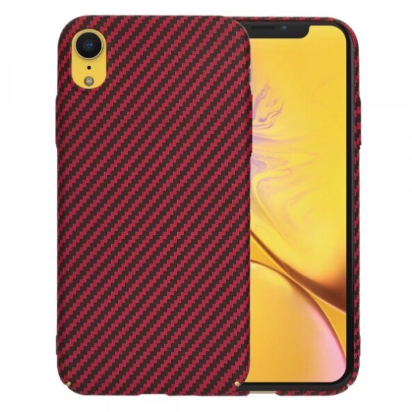 Husa pentru Apple iPhone XR, Techsuit, Carbonite FiberShell, Rosie