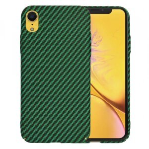 Husa pentru Apple iPhone XR, Techsuit, Carbonite FiberShell, Verde