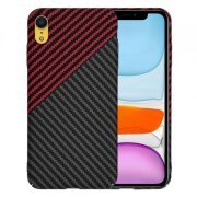 Husa pentru Apple iPhone XR, Techsuit, Carbonite FiberShell Vortex, Rosie