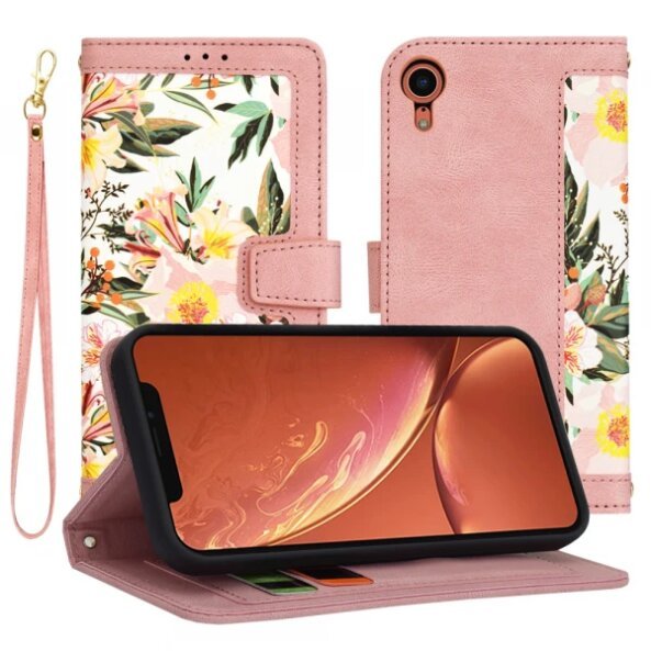 Husa pentru Apple iPhone XR, Techsuit, FlipCraft, Roz