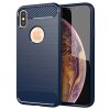 Husa pentru Apple iPhone XS Max, Techsuit, Carbon, Albastra