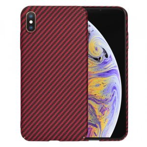 Husa pentru Apple iPhone XS Max, Techsuit, Carbonite FiberShell, Rosie