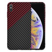Husa pentru Apple iPhone XS Max, Techsuit, Carbonite FiberShell Vortex, Rosie