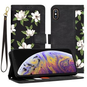 Husa pentru Apple iPhone XS Max, Techsuit, FlipCraft, Neagra