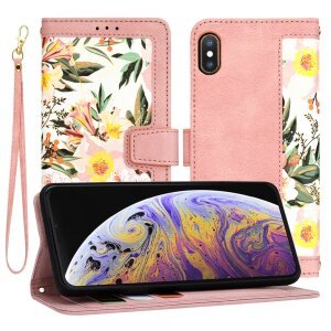 Husa pentru Apple iPhone XS Max, Techsuit, FlipCraft, Roz