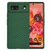Husa pentru Google Pixel 6, Techsuit, Carbonite FiberShell, Verde