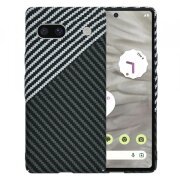 Husa pentru Google Pixel 7a, Techsuit, Carbonite FiberShell, Gri
