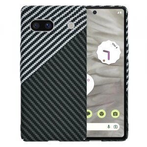 Husa pentru Google Pixel 7a, Techsuit, Carbonite FiberShell, Gri