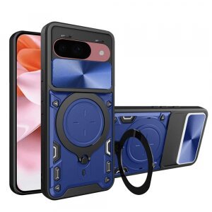Husa pentru Google Pixel 9 / 9 Pro, Techsuit, CamGuard Pro, Albastra