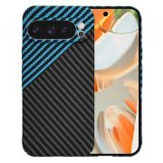 Husa pentru Google Pixel 9 Pro, Techsuit, Carbonite FiberShell, Bleu