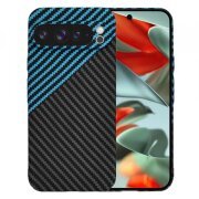 Husa pentru Google Pixel 9 Pro XL, Techsuit, Carbonite FiberShell, Bleu