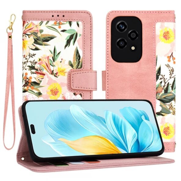 Husa pentru Honor 200 Lite, Techsuit, FlipCraft, Roz