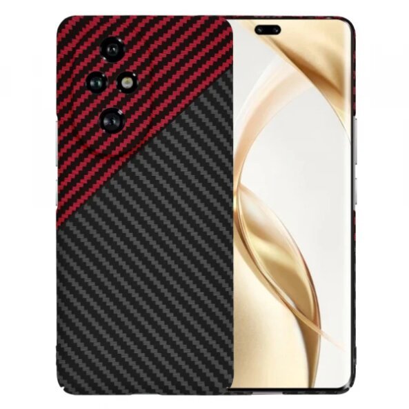 Husa pentru Honor 200 Pro, Techsuit, Carbonite FiberShell Vortex, Rosie