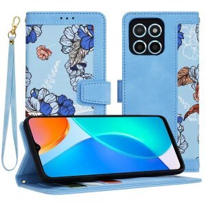 Husa pentru Honor 70 Lite / X6 / X8 5G, Techsuit, FlipCraft, Bleu