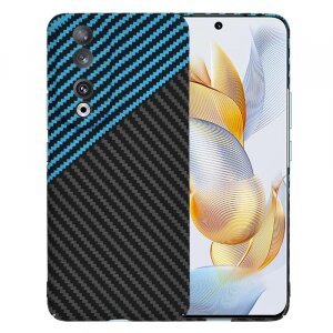 Husa pentru Honor 90, Techsuit, Carbonite FiberShell, Bleu