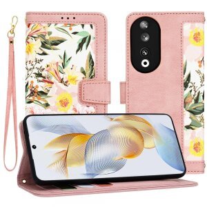 Husa pentru Honor 90, Techsuit, FlipCraft, Roz