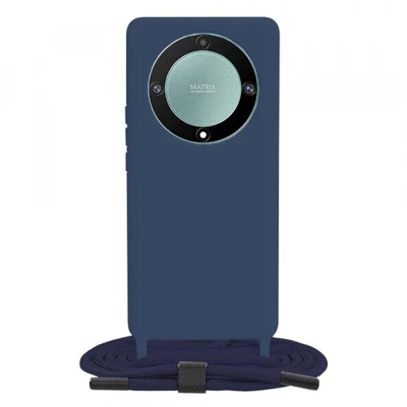 Husa pentru Honor Magic5 Lite, Techsuit, Crossbody Lanyard, Albastra