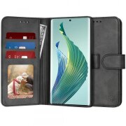 Husa pentru Honor Magic5 Lite, Techsuit, Diary Book, Neagra