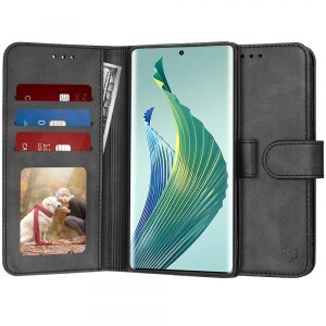 Husa pentru Honor Magic5 Lite, Techsuit, Diary Book, Neagra