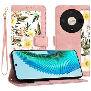 Husa pentru Honor Magic6 Lite, Techsuit, FlipCraft, Roz