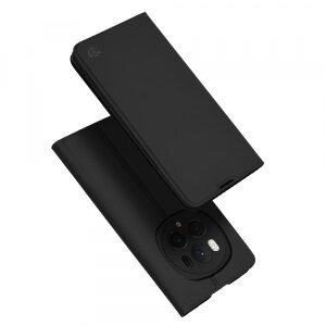 Husa pentru Honor Magic6 Pro, Techsuit, Magskin Book, Neagra