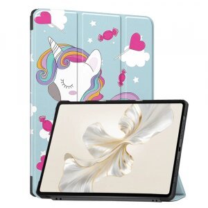 Husa pentru Honor Pad 9, Techsuit, FoldPro Unicorn, Multicolor