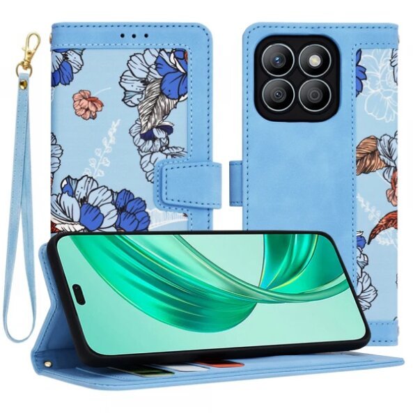 Husa pentru Honor X8b, Techsuit, FlipCraft, Bleu