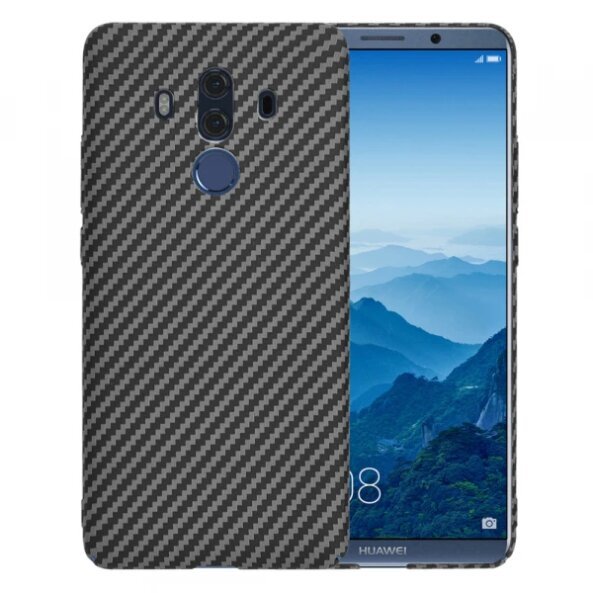 Husa pentru Huawei Mate 10 Pro, Techsuit, Carbonite FiberShell, Neagra