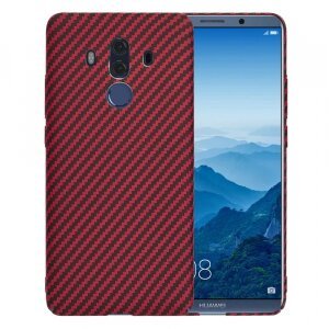 Husa pentru Huawei Mate 10 Pro, Techsuit, Carbonite FiberShell, Rosie