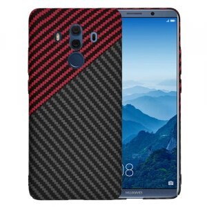 Husa pentru Huawei Mate 10 Pro, Techsuit, Carbonite FiberShell Vortex, Rosie