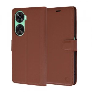 Husa pentru Huawei nova 11 SE / nova 12 SE, Techsuit, Leather Folio, Maro