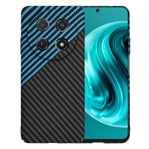 Husa pentru Huawei nova 13i / nova 12i, Techsuit, Carbonite FiberShell, Bleu