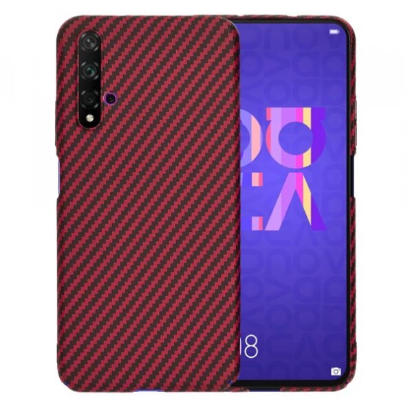 Husa pentru Huawei nova 5T / Honor 20, Techsuit, Carbonite FiberShell, Rosie