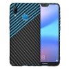 Husa pentru Huawei P20 Lite, Techsuit, Carbonite FiberShell, Bleu