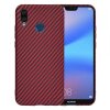 Husa pentru Huawei P20 Lite, Techsuit, Carbonite FiberShell, Rosie