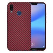 Husa pentru Huawei P20 Lite, Techsuit, Carbonite FiberShell, Rosie