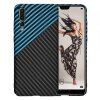 Husa pentru Huawei P20 Pro, Techsuit, Carbonite FiberShell, Bleu