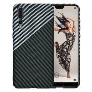 Husa pentru Huawei P20 Pro, Techsuit, Carbonite FiberShell, Gri