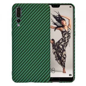 Husa pentru Huawei P20 Pro, Techsuit, Carbonite FiberShell, Verde