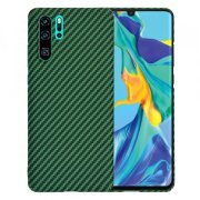 Husa pentru Huawei P30 Pro New Edition / P30 Pro, Techsuit, Carbonite FiberShell, Verde