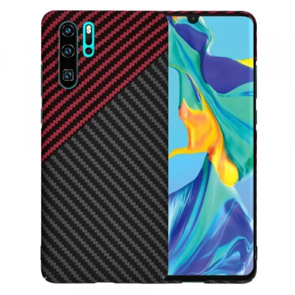 Husa pentru Huawei P30 Pro New Edition / P30 Pro, Techsuit, Carbonite FiberShell Vortex, Rosie