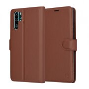 Husa pentru Huawei P30 Pro New Edition / P30 Pro, Techsuit, Leather Folio, Maro