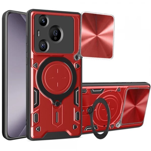 Husa pentru Huawei Pura 70 Pro, Techsuit, CamGuard Pro, Rosie