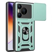 Husa pentru Huawei Pura 70 Pro, Techsuit, CamShield, Verde