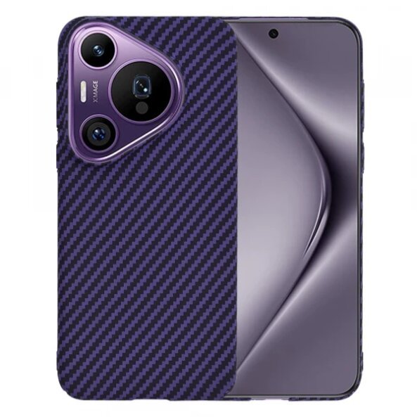 Husa pentru Huawei Pura 70 Pro, Techsuit, Carbonite FiberShell, Mov