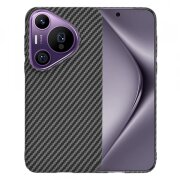 Husa pentru Huawei Pura 70 Pro, Techsuit, Carbonite FiberShell, Neagra