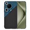 Husa pentru Huawei Pura 70 Ultra, Techsuit, Carbonite FiberShell, Bleu