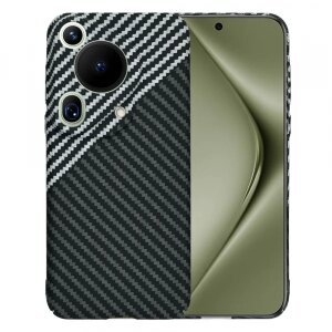 Husa pentru Huawei Pura 70 Ultra, Techsuit, Carbonite FiberShell, Gri