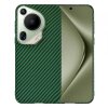 Husa pentru Huawei Pura 70 Ultra, Techsuit, Carbonite FiberShell, Verde